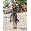 image:imageEkouaer Womens Swimwear Cover Ups Sexy Chiffon Beach Bikini Swimsuit Kimono Cardigan Cover Up Long Flowy BeachwearP Plants
