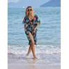 image:imageEkouaer Womens Swimwear Cover Ups Sexy Chiffon Beach Bikini Swimsuit Kimono Cardigan Cover Up Long Flowy BeachwearP Plants