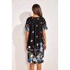 image:imageEkouaer 2 Pack House Dresses for Women with Pockets Short Sleeve Moo Moos Floral Print Mumu DressesBlue FloralButterfly Floral