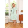 image:imageEkouaer 2 Pack House Dresses for Women with Pockets Short Sleeve Moo Moos Floral Print Mumu DressesFloral Light GreenFloral Pink