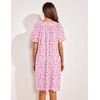 image:imageEkouaer 2 Pack House Dresses for Women with Pockets Short Sleeve Moo Moos Floral Print Mumu DressesFloral Light GreenFloral Pink