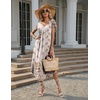 image:imageEkouaer Long Nightgowns for Women with Pockets Short Sleeves Moo Moos for Women Casual Maxi Dress House Dresses SXXXLBohemian Flowers