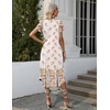 image:imageEkouaer Long Nightgowns for Women with Pockets Short Sleeves Moo Moos for Women Casual Maxi Dress House Dresses SXXXLBohemian Flowers