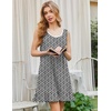 image:imageEkouaer Nightgowns for Women Sleeveless Nightdress Cute Night Gowns Short Sleepshirt Soft Sleepwear Pajama Dress SXXXLBlack White Floral