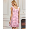 image:imageEkouaer Nightgowns for Women Sleeveless Nightdress Cute Night Gowns Short Sleepshirt Soft Sleepwear Pajama Dress SXXXLPink Florals