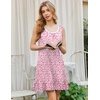 image:imageEkouaer Nightgowns for Women Sleeveless Nightdress Cute Night Gowns Short Sleepshirt Soft Sleepwear Pajama Dress SXXXLPink Florals