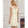 image:imageEkouaer Nightgowns for Women Sleeveless Nightdress Cute Night Gowns Short Sleepshirt Soft Sleepwear Pajama Dress SXXXLYellow Floral