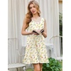 image:imageEkouaer Nightgowns for Women Sleeveless Nightdress Cute Night Gowns Short Sleepshirt Soft Sleepwear Pajama Dress SXXXLYellow Floral