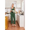 image:imageEkouaer Pajamas for Women Set 2 Piece Ruffle Pjs Soft Sleeveless Tank Top and Pants Sleepwear Bridal Casual LoungewearBright Green