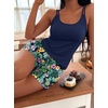 image:imageEkouaer Womens Cami Pajama Set Sexy Tank Top and Shorts Set Sleeveless Racerback Pjs Summer Soft Sleepwear SXXLHawaiian Pineapple Plant