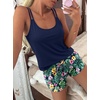 image:imageEkouaer Womens Cami Pajama Set Sexy Tank Top and Shorts Set Sleeveless Racerback Pjs Summer Soft Sleepwear SXXLHawaiian Pineapple Plant