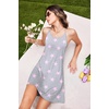image:imageEkouaer Womens Racerback Sleeveless NightgownStars