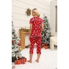 image:imageEkouaer Womens Sleepwear Capri Pajama Sets Short Sleeve TwoPiece Pjs V Neck Tops amp Capri Pants with Pockets S3XLZ Christmas Snowman Print