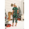 image:imageEkouaer Womens Sleepwear Capri Pajama Sets Short Sleeve TwoPiece Pjs V Neck Tops amp Capri Pants with Pockets S3XLZ Christmas Trees