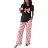 Black Pink Bows