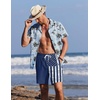 image:imageEkouaer Mens Swim Trunks 7 Inch Quick Dry Breathable Board Shorts Beach Bathing Suit Lightweight Swimsuit SwimwearAmerican Flagvintage Blue