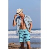 image:imageEkouaer Mens Swim Trunks 7 Inch Quick Dry Breathable Board Shorts Beach Bathing Suit Lightweight Swimsuit SwimwearGreen Shark