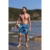 image:imageEkouaer Mens Swim Trunks 7 Inch Quick Dry Breathable Board Shorts Beach Bathing Suit Lightweight Swimsuit SwimwearLight Blueisland Scenery