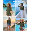 image:imageEkouaer Swimsuit Coverup for Women Bathing Suit Cover Up 2026 Summer Beach Vacation OutfitsArmy Green