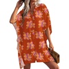 Floral Orange Purple