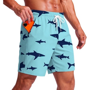 image:imageEkouaer Mens Swim Trunks 7 Inch Quick Dry Breathable Board Shorts Beach Bathing Suit Lightweight Swimsuit SwimwearGreen Shark