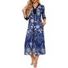 Blue Ethnic Floral