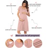 image:imageEkouaer Labor Delivery Gown Nursing Braeastfeeding Dress Maternity ClothesDirty Pink