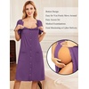 image:imageEkouaer Labor Delivery Gown Nursing Braeastfeeding Dress Maternity ClothesPurple