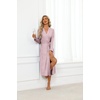 image:imageEkouaer Robes for Women Long Lightweight Bathrobe Soft Knit Bath Robe with PocketsLight Pink