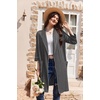 image:imageEkouaer Women Robes Bathrobe Short Kimono Robe Soft Bathrobes with PocketsDark Gray