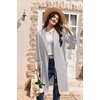image:imageEkouaer Women Robes Bathrobe Short Kimono Robe Soft Bathrobes with PocketsLight Gray