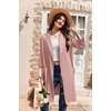 image:imageEkouaer Women Robes Bathrobe Short Kimono Robe Soft Bathrobes with PocketsLotus Pink