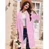 image:imageEkouaer Women Robes Bathrobe Short Kimono Robe Soft Bathrobes with PocketsPink Flowers