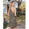 image:imageEkouaer Nightgowns for Women Bamboo Viscose Sleeveless Night Gown  Cooling Soft Breathable Lightweight Fabric Racerback Chemise Soft Sleepwear Tank Sleep Shirt Spaghetti Strap NightiesLeopard
