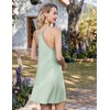 image:imageEkouaer Nightgowns for Women Bamboo Viscose Sleeveless Night Gown  Cooling Soft Breathable Lightweight Fabric Racerback Chemise Soft Sleepwear Tank Sleep Shirt Spaghetti Strap NightiesLight Green