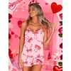 image:imageEkouaer Silky Women Pajamas Set Satin Cami Top amp Shorts Lingerie Pjs  2 Piece Silk Nightwear Soft Camisole Sleepwear for Home Daily Wear Wedding Party Date NightsFoundation Bow