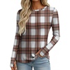 Brown White Plaid