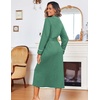 image:imageEkouaer Women Kimono Robes Full Length Knit Bathrobe Lightweight Sleepwear  Long Loungewear Soft Lightweight Fabric Christmas Day Valentines Day Bridal PartyCeladon Green