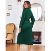 image:imageEkouaer Women Kimono Robes Full Length Knit Bathrobe Lightweight Sleepwear  Long Loungewear Soft Lightweight Fabric Christmas Day Valentines Day Bridal PartyDark Green