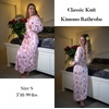 image:imageEkouaer Womens Robes Lightweight Soft Knit Bathrobe Full Length Sleepwear  Ladies Loungewear Long Sleeve Soft Lightweight Fabric Daily Wear Pregnancy Birthdays Wedding NightsPink Stripe Teddy Bear