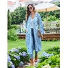 image:imageEkouaer Womens Robes Lightweight Soft Knit Bathrobe Full Length Sleepwear  Ladies Loungewear Long Sleeve Soft Lightweight Fabric Daily Wear Pregnancy Birthdays Wedding NightsLight Blue Stars