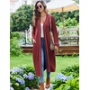 image:imageEkouaer Womens Robes Lightweight Soft Knit Bathrobe Full Length Sleepwear  Ladies Loungewear Long Sleeve Soft Lightweight Fabric Daily Wear Pregnancy Birthdays Wedding NightsWine Red