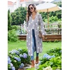 image:imageEkouaer Womens Robes Lightweight Soft Knit Bathrobe Full Length Sleepwear  Ladies Loungewear Long Sleeve Soft Lightweight Fabric Daily Wear Pregnancy Birthdays Wedding NightsLight Gray Stars