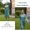 image:imageEkouaer Womens Robes Lightweight Soft Knit Bathrobe Full Length Sleepwear  Ladies Loungewear Long Sleeve Soft Lightweight Fabric Daily Wear Pregnancy Birthdays Wedding NightsCeladon Green