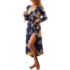 Floral Deep Blue