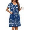 Floral Navy White