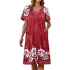 Wine Red Floral