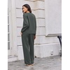 image:imageEkouaer 2 Piece Sets for Women 2026 Fall Lounge Sets Outfits O Neck Airport Travel Matching Sets Clothing SweatsuitsDark Grey