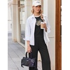 image:imageEkouaer Lounge Sets for Women 2 Piece Summer Matching Set with Pockets  Vacation Airport Travel OutfitsSoft Stretch LoungewearSlim Short Sleeve Graphic Top and PantsComfy Casual ClothesBlackleopard Heart