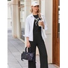 image:imageEkouaer Lounge Sets for Women 2 Piece Summer Matching Set with Pockets  Vacation Airport Travel OutfitsSoft Stretch LoungewearSlim Short Sleeve Graphic Top and PantsComfy Casual ClothesBlackbow